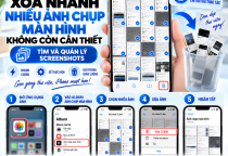 Xóa Nhanh Nhiều Ảnh Chụp Màn Hình Không Còn Cần Thiết Trên iPhone