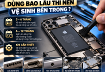 iPhone Dùng Bao Lâu Thì Nên Vệ Sinh Bên Trong? Dấu Hiệu Cần Biết
