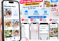Cách Tạo Album Dùng Chung Với Gia Đình Trên iPhone