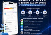 Đừng Vội Xóa Ảnh Khi iPhone Báo Đầy Bộ Nhớ – Hãy Kiểm Tra Thứ Này Trước