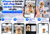 iPhone Có Thể Biến Ảnh Chụp Thành Sticker Chỉ Trong Vài Giây