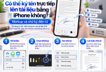 Có Thể Ký Tên Trực Tiếp Lên Tài Liệu Bằng iPhone Không?