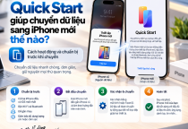 Quick Start Giúp Chuyển Dữ Liệu Sang iPhone Mới Thế Nào?
