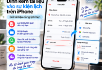 Đính Kèm Tài Liệu Vào Sự Kiện Lịch Trên iPhone