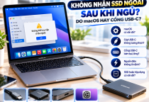MacBook Không Nhận SSD Ngoài Sau Khi Ngủ: Nguyên Nhân Và Cách Khắc Phục
