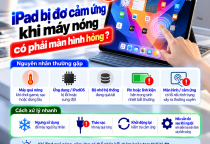 iPad Bị Đơ Cảm Ứng Khi Máy Nóng Có Phải Màn Hình Hỏng?