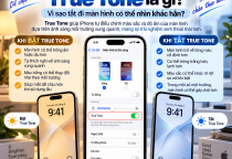 True Tone Là Gì? Vì Sao Tắt Đi Màn Hình iPhone Có Thể Nhìn Khác Hẳn?