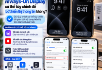 Always-On Display Có Thể Tùy Chỉnh Để Bớt Hiển Thị Thông Tin Không?