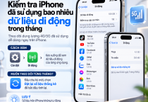 Kiểm Tra iPhone Đã Sử Dụng Bao Nhiêu Dữ Liệu Di Động Trong Tháng