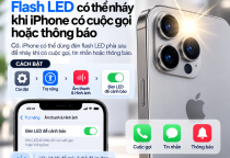 Flash LED Có Thể Nháy Khi iPhone Có Cuộc Gọi Hoặc Thông Báo Không?