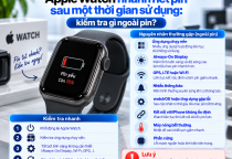 Apple Watch Nhanh Hết Pin Sau Một Thời Gian Sử Dụng: Kiểm Tra Gì Ngoài Pin?