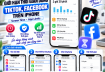 Giới Hạn Thời Gian Dùng TikTok, Facebook Ngay Trên iPhone
