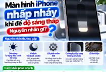 Màn Hình iPhone Nhấp Nháy Khi Để Độ Sáng Thấp: Nguyên Nhân Gì?