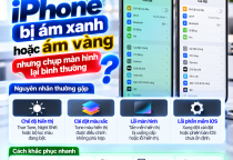 iPhone Bị Ám Xanh Hoặc Ám Vàng Nhưng Chụp Màn Hình Lại Bình Thường: Do Đâu?