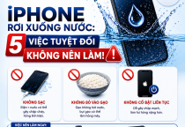 iPhone Rơi Xuống Nước: 5 Việc Tuyệt Đối Không Nên Làm