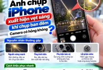 Ảnh Chụp iPhone Xuất Hiện Vệt Sáng Khi Chụp Ban Đêm: Camera Có Hỏng Không?