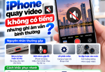 iPhone Quay Video Không Có Tiếng Nhưng Ghi Âm Vẫn Bình Thường: Lỗi Gì?