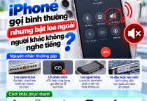 iPhone Gọi Bình Thường Nhưng Bật Loa Ngoài Người Khác Không Nghe Tiếng: Lỗi Gì?