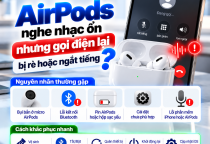 AirPods Nghe Nhạc Ổn Nhưng Gọi Điện Lại Bị Rè Hoặc Ngắt Tiếng: Vì Sao?