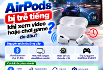 AirPods Bị Trễ Tiếng Khi Xem Video Hoặc Chơi Game: Do Đâu?
