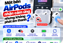 Một Bên AirPods Nhận Cảm Ứng Nhưng Không Phát Âm Thanh: Vì Sao?