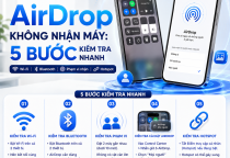AirDrop Không Nhận Máy: 5 Bước Kiểm Tra Nhanh