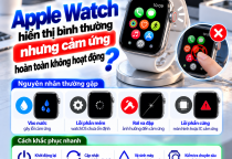 Apple Watch Hiển Thị Bình Thường Nhưng Cảm Ứng Không Hoạt Động: Vì Sao?
