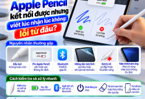 Apple Pencil Kết Nối Được Nhưng Viết Lúc Nhận Lúc Không: Lỗi Từ Đâu?