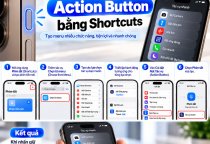 Gán Nhiều Tác Vụ Cho Action Button Bằng Shortcuts Như Thế Nào?