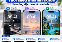 Tạo Nhiều Màn Hình Khóa iPhone Cho Công Việc, Cá Nhân Và Du Lịch
