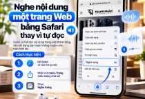 Cách Nghe Nội Dung Một Trang Web Bằng Safari Thay Vì Tự Đọc