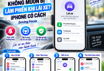 Không Muốn Bị Làm Phiền Khi Lái Xe? iPhone Có Cách