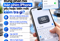 Rung Phản Hồi Bàn Phím iPhone Yếu Hoặc Biến Mất: Kiểm Tra Gì?