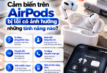 Cảm Biến Trên AirPods Bị Lỗi Có Ảnh Hưởng Những Tính Năng Nào?