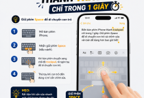 Biến Bàn Phím iPhone Thành Trackpad Chỉ Trong 1 Giây