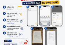 Quét Tài Liệu Bằng iPhone Mà Không Cần Tải Ứng Dụng