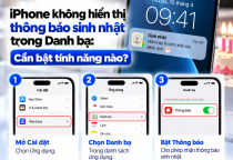 iPhone Không Hiển Thị Thông Báo Sinh Nhật Trong Danh Bạ: Cần Bật Tính Năng Nào?