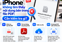 iPhone Không Tìm Thấy Nội Dung Bên Trong File PDF: Cần Kiểm Tra Gì?