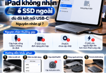 iPad Không Nhận Ổ SSD Ngoài Dù Đã Kết Nối USB-C: Nguyên Nhân Và Cách Khắc Phục