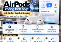 AirPods Không Kích Hoạt Chế Độ Âm Thanh Thích Ứng Khi Môi Trường Thay Đổi: Nguyên Nhân Và Cách Khắc Phục