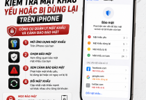 Cách Kiểm Tra Mật Khẩu Yếu Hoặc Bị Dùng Lại Trên iPhone