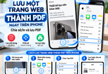 Cách Lưu Một Trang Web Thành PDF Ngay Trên iPhone