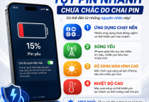 iPhone Tụt Pin Nhanh Chưa Chắc Do Chai Pin – 4 Nguyên Nhân Thường Gặp