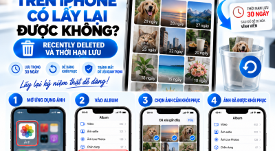 Xóa Nhầm Ảnh Trên iPhone Có Lấy Lại Được Không?