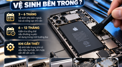 iPhone Dùng Bao Lâu Thì Nên Vệ Sinh Bên Trong? Dấu Hiệu Cần Biết