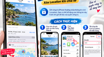 Cách Gửi Ảnh Trên iPhone Mà Không Để Lộ Vị Trí Chụp
