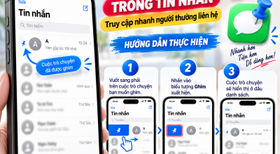 Cách Ghim Cuộc Trò Chuyện Quan Trọng Trong Tin Nhắn Trên iPhone