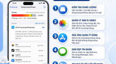 5 Cách Giải Phóng Dung Lượng iPhone An Toàn Và Hiệu Quả
