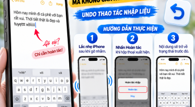 Gõ Sai Trên iPhone: Có Thể Hoàn Tác Mà Không Cần Xóa Từng Chữ
