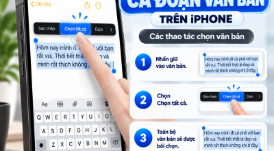 Chọn Nhanh Cả Đoạn Văn Bản Trên iPhone: Thao Tác Đơn Giản, Tiết Kiệm Thời Gian